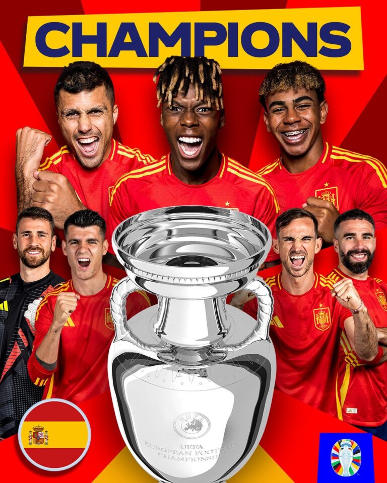 Xulka Spain oo ku Guulaystay Koobka Euro 2024