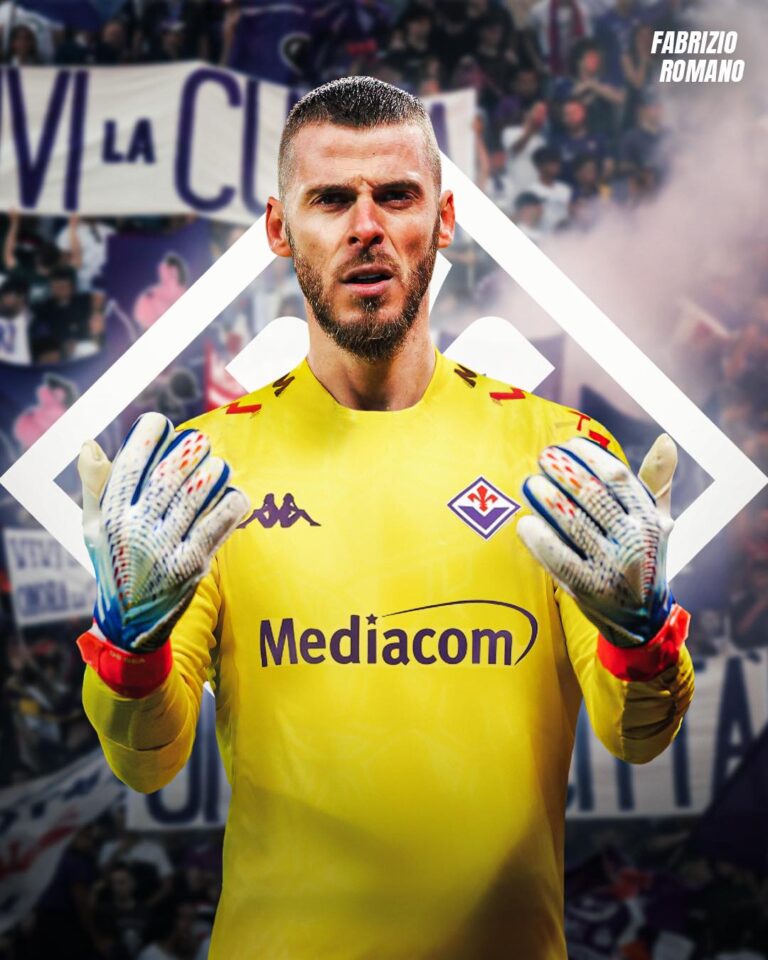 Goolhaye David de Gea oo ku biiray Koox Fiorentina.