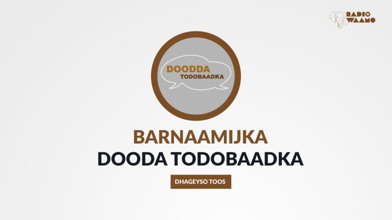 Barnaamijka Dooda Todobaadka ee Idaacadda Waamo