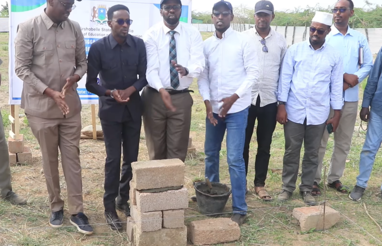 magaalada Beledweyne oo laga dhagax dhigay Iskuul cusub