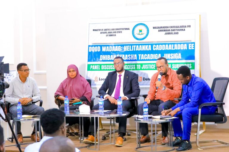 Dood wadaag ku saabsan dhibanayaasha Tacaddiga jinsiga oo Kismaayo lagu qabtay