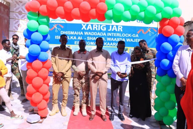 Maamulka degmada Kaaraan oo Xariga kajaray Wado interlock ah