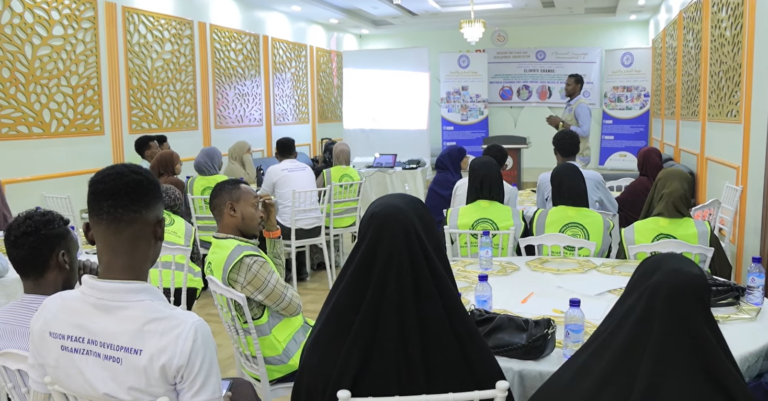 Tababar ku saabsan saameynta isbedelka cimilada oo lagu qabtay Muqdisho