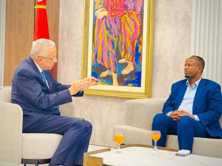 Wasiirka Caafimaadka oo Safar Shaqo ku Tagay Tunisia