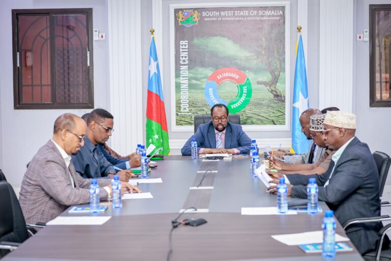 Magaalada Baydhabo oo lagu qabtay kulanka guddiga illaalinta Gargaarka Bani’addanimo Koofurgalbeed
