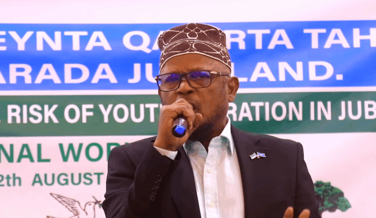 Jubaland oo Hirgelinayso Qorshayaal Cusub oo Lagu Xakameynayo Tahriibka Dhalinyarada